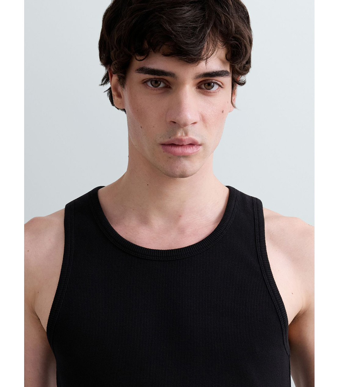 リブニットタンクトップ 詳細画像 ブラック 7